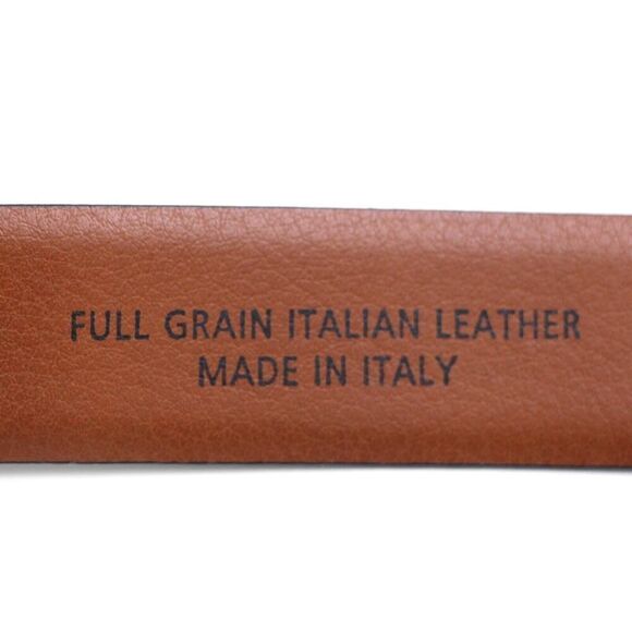 Men's Wearhouse REDDISH BROWN LEATHER 1 1/8"Wd CASUAL DRESS MENS BELT 40/100(90D - Picture 8 of 15